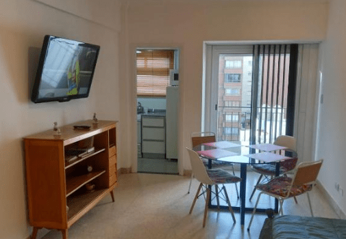 Alquiler de Departamento 2 Ambientes. 4 Personas. Centro en Mar del Plata Buenos Aires Argentina